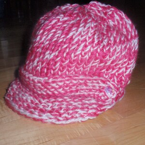 Anleitung für Loom Knit Messenger/Newsboy Hut Sofort Download