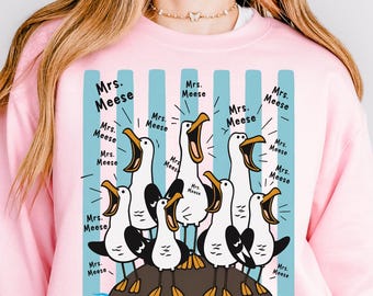 Funny Teacher Name Seagull Teacher Sweatshirt, Personalized Teacher Team Sweatshirt, Teacher Appreciation Gifts, Teacher Team Gift