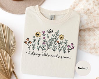Teacher Shirt, Boho Flower Shirt, Back to School Shirt, Custom Teacher Appreciation Tee