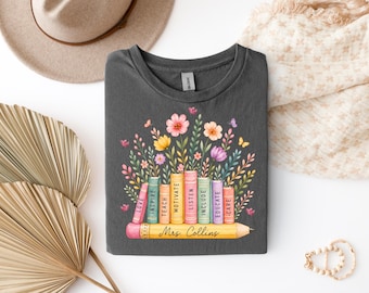 Teacher Shirts Personalized | Custom Teacher Shirt For Team | Teacher Team Gifts Funny | Gildan 5000 Tshirt