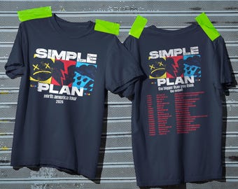 Simple Plan Bigger Than You Think the Sequel 2026 T-shirt, Pop