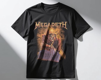 Camiseta retro de Megadeth: Camiseta vintage de banda de heavy metal