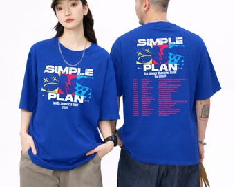 Simple Plan Bigger Than You Think the Sequel 2026 T-shirt, Pop