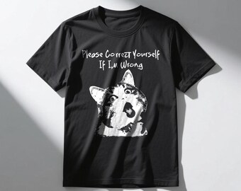 Camiseta con meme de gato divertido, camiseta gráfica con humor viral de internet, camiseta unisex para amantes de los gatos.