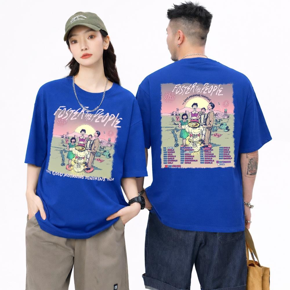 SET YOU FREE TOUR 2006 Tシャツ Mサイズ Foster the People Tour 2026 Shirt, Good Mourning Sunshine Tour Tee