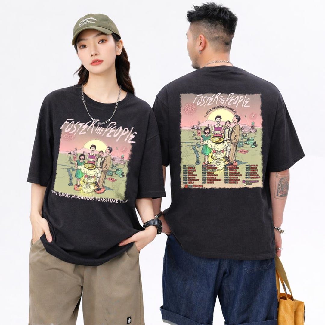 Foster the People Tour 2026 Shirt, Good Mourning Sunshine Tour Tee
