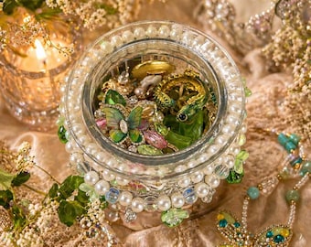 Mystery Jewelry Jar | Vintage Inspired Rings, Necklaces & Bracelets | Elegant Blind Box Gift for Her