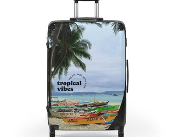 Walizka Boracay Tropical Vibes | pokrowiec na bagaż podróżny