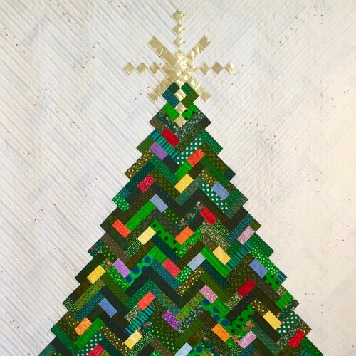 Zigzag Christmas Tree Quilt Pattern PDF wander Etsy