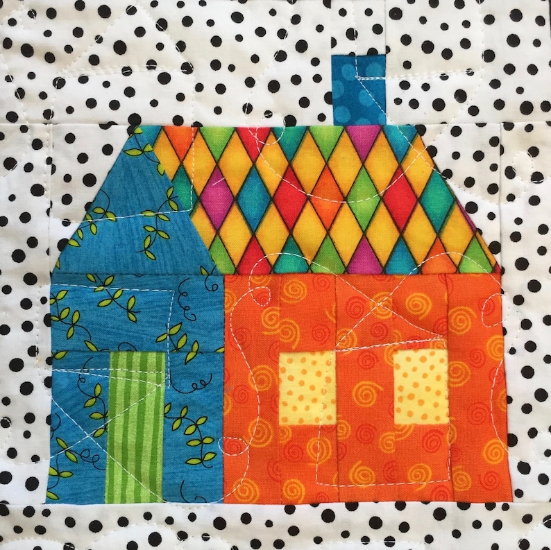 Quilt Pattern Paper Pattern For Sought after Neighborhood Etsy