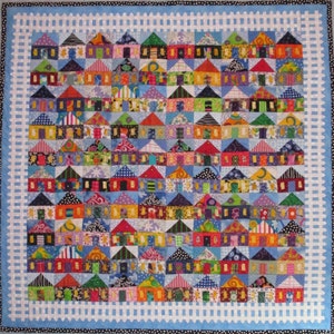 Quilt Pattern -- Paper Pattern 100 Houses