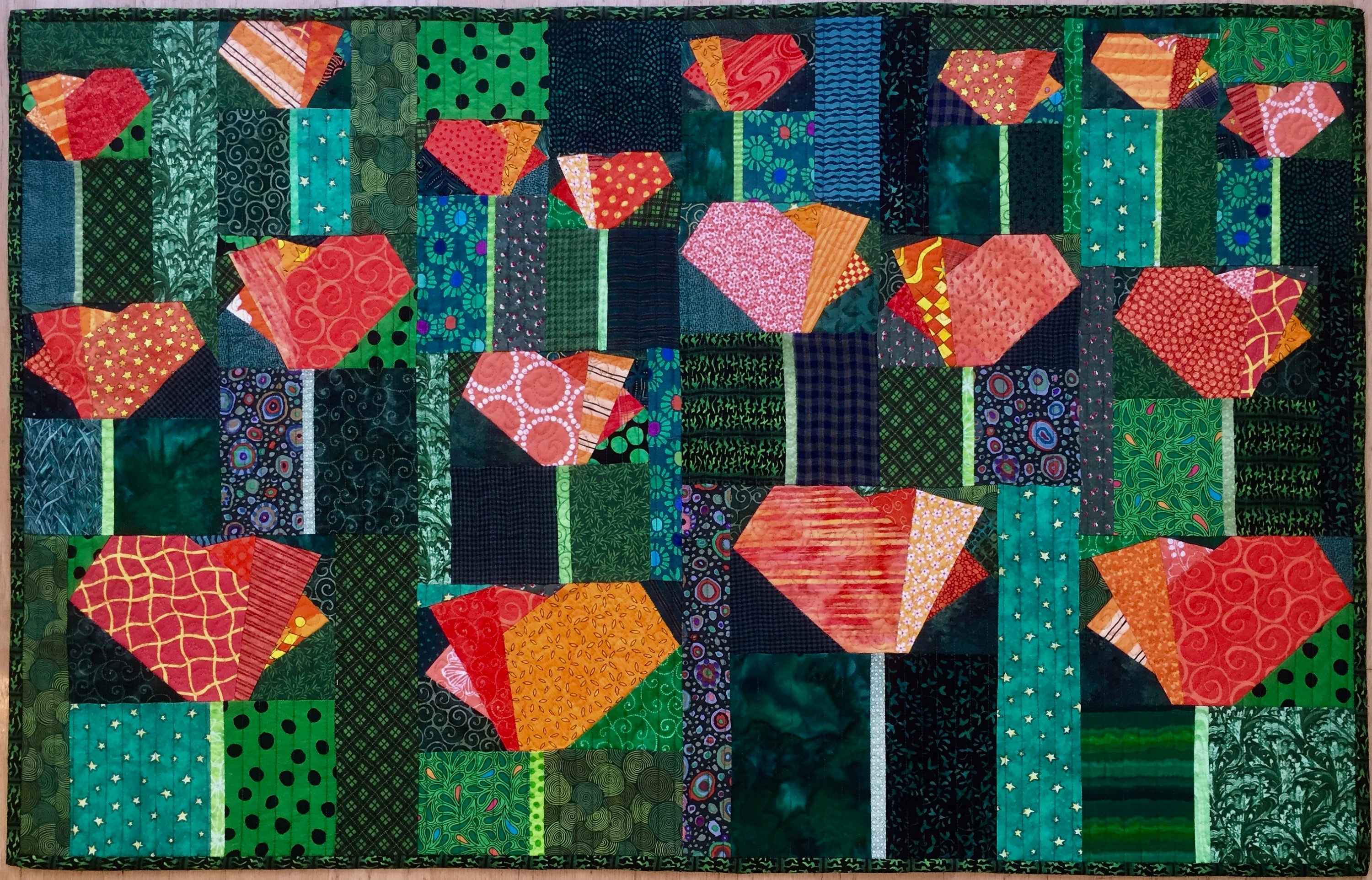 Poppy Patch Quilt Pattern by Missouri Star