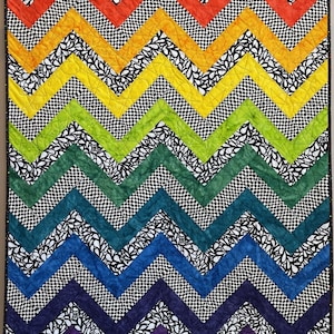 PDF Quilt Pattern -- Digital pattern for Herringbone-anza