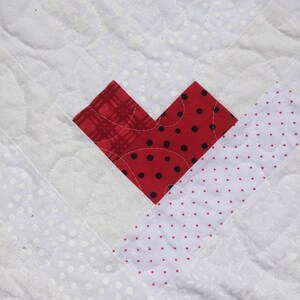 PDF Quilt Pattern Digital Pattern for New Slant on Hearts quilt image 4