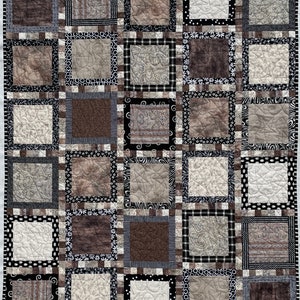 Quilt Pattern -- Paper Pattern for Stepping Stones quilt