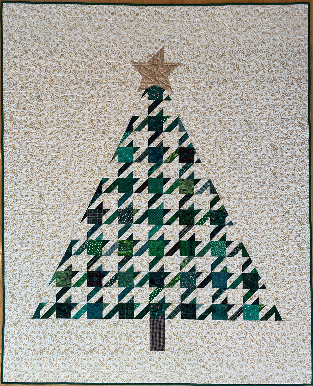 PDF Quilt Pattern -- Digital Pattern for Houndstooth Holiday Quilt - Etsy