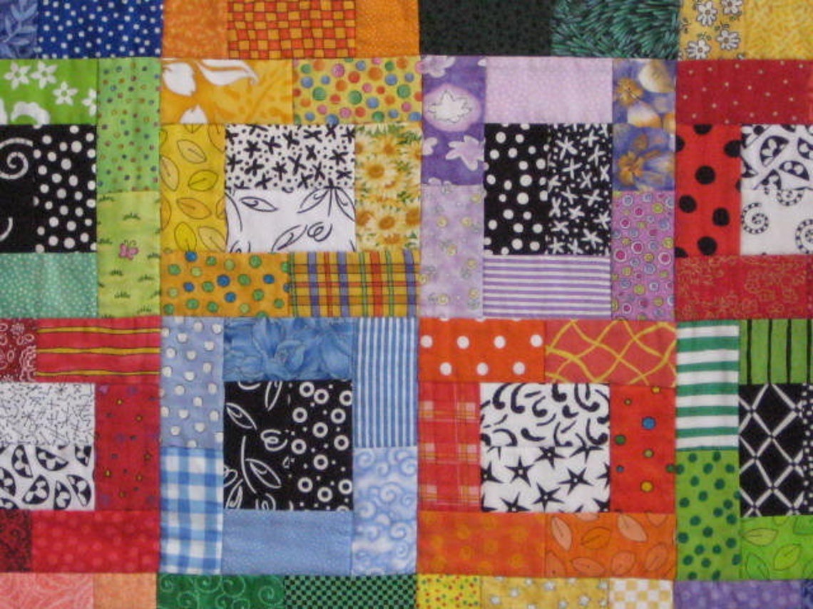 Quilt patroonPapieren patroon voor kleur blokken muur quilt Etsy