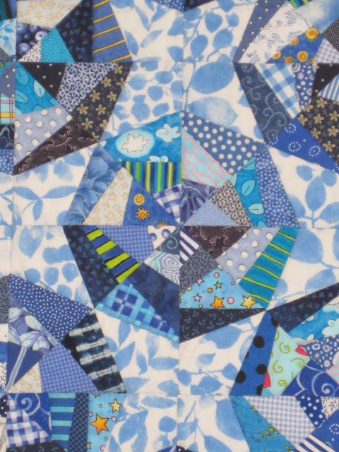 Blue Webs Wall Quilt - Etsy