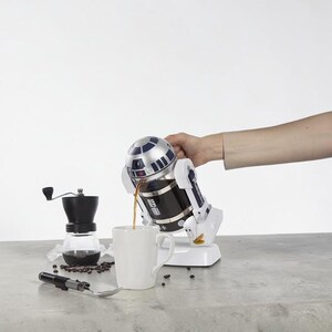 Ekspres do kawy R2D2 Moka Pot Star Wars Ekspres do kawy ze stali nierdzewnej Ręczny ekspres do kawy Robot Dzbanek do kawy Prezent dla miłośników kawy