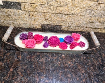 El tazón de masa suculenta