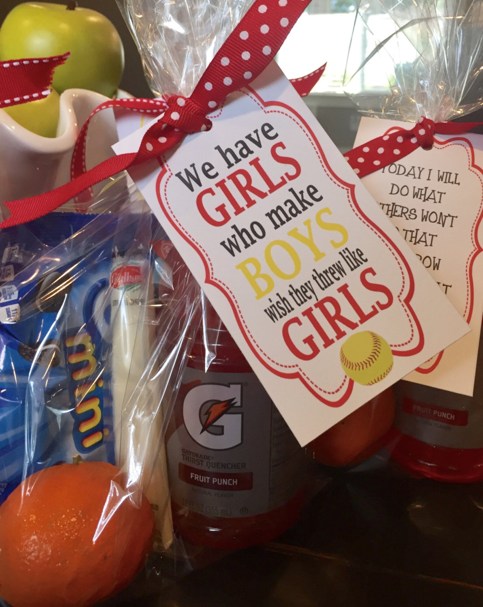 PRINT YOUR OWN Softball Treat Bag Favor Tags set of 9 Etsy