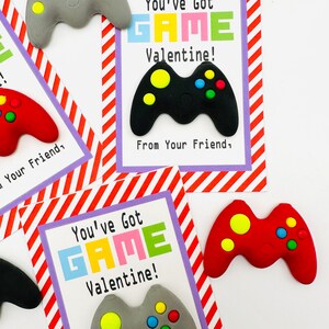 PRINT YOUR OWN Girly You've Got Game Valentine's Day Treat Tags Cards ...