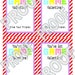 PRINT YOUR OWN Girly You've Got Game Valentine's Day Treat Tags Cards ...