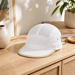 Ultraleichte Kappe zum Laufen Schnelltrocknende 5-Panel-Mütze | Marathon-Wandern | Atmungsaktive Nylon Sportkappe