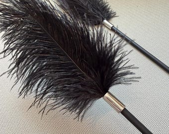 Feather Tickler and Lace Spanking Paddle | Tease & Thrill BDSM Toy