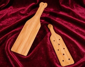 Impact play gear Natural Sturdy Bamboo Paddle, Ergonomic Handcrafted