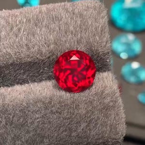 Lab Grown Ruby Gemstone | Czochralski Method, Any Cut (GRC Certified)