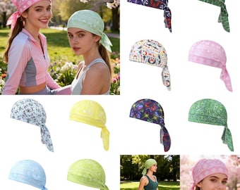 Unisex Sport Kopftuch Bandana mit stilvollen Mustern - leicht, atmungsaktiv, schnell trocknend; Perfekt zum Wandern, Reisen & Outdoor-Spaß