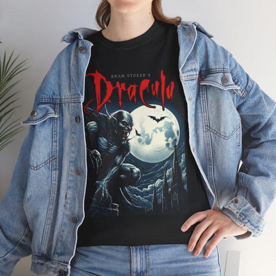 Bram Stoker's Dracula T Shirt - Vampire Classic Novel Halloween
