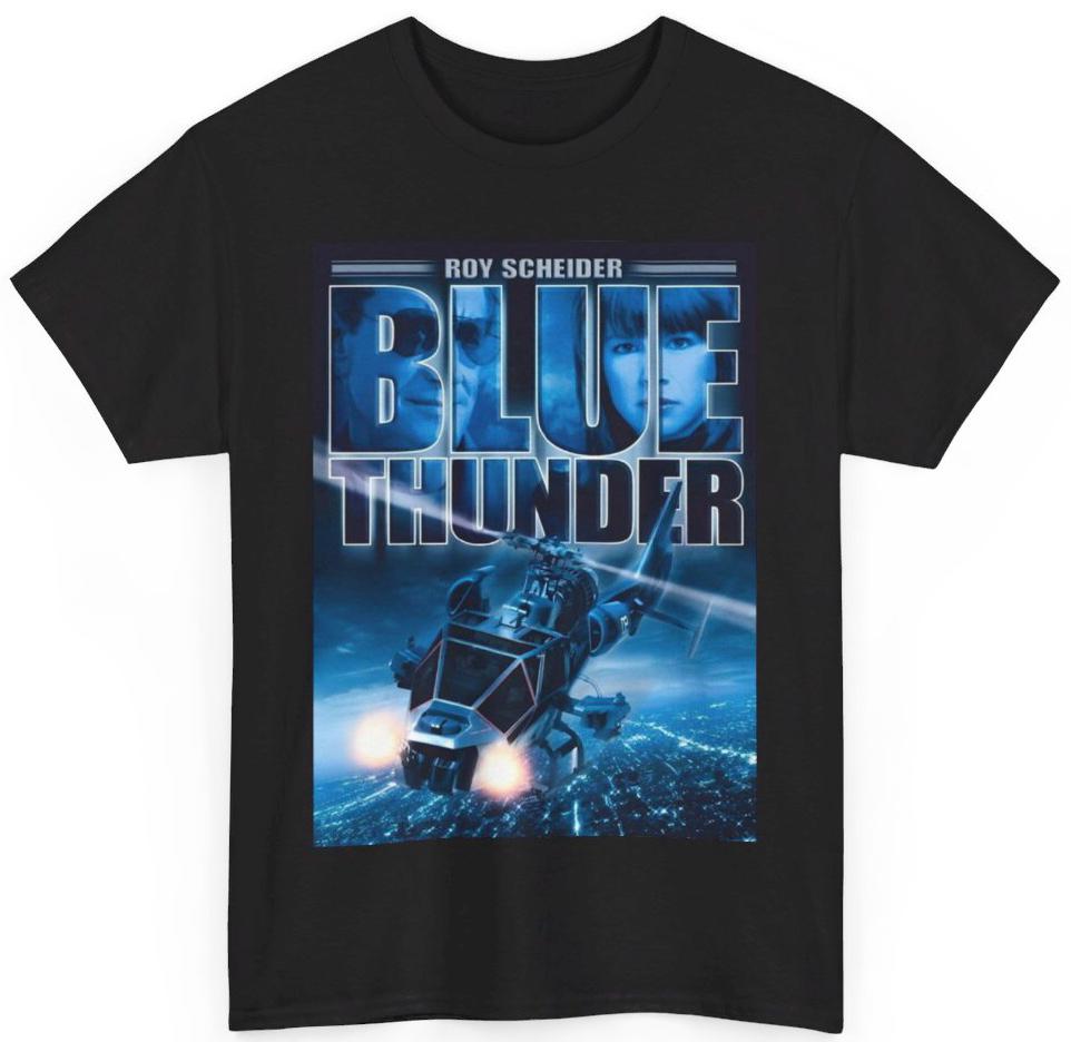 Blue Thunder T Shirt Roy Scheider 80s Classic Retro Tee New Etsy Ireland