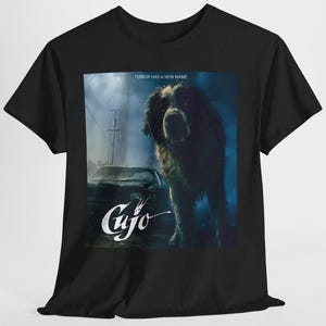 Cujo T-Shirt - 80s Stephen King Classic Killer Dog Horror Art Tee