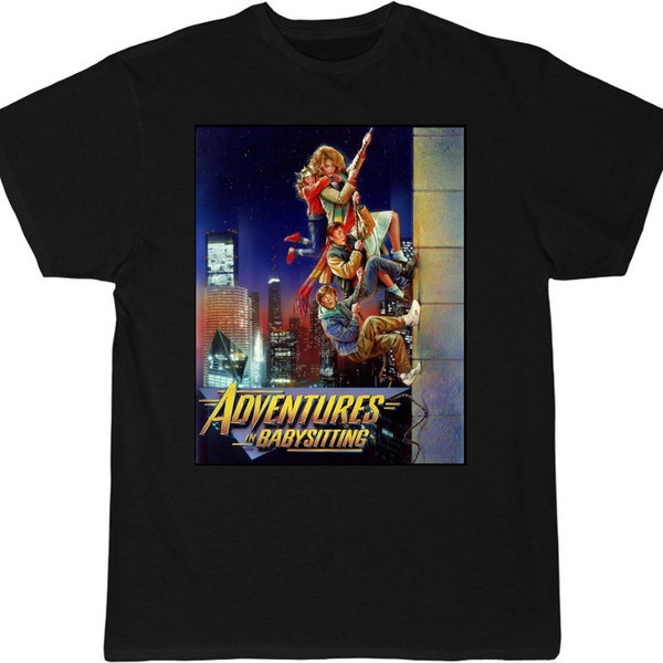 Adventures In Babysitting T Shirt - 80's Comedy Classic - New
