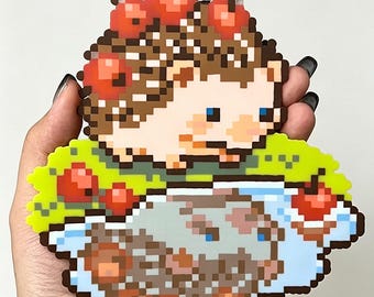 ああ！私のホーソーンズハリネズミのパーラービーズパターン | かわいいカワイイピクセルアート