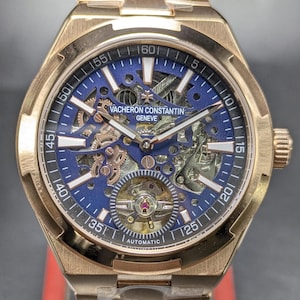 Vintage VACHERON CONSTANTIN GENEVE blue dial Automatic Men's Watch silver Dial men's watch free shipping