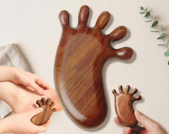 Sandalwood Foot Massage Tool, Wooden Reflexology Acupressure Massager