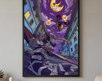 Soul Eater Poster, Japan Anime Poster, Poster Print, Canvas Art