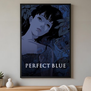 Perfect Blue Poster, Anime Wandkunst Dekor, Leinwanddruck, ungerahmt Anime Wanddekor, Schlafzimmerdekoration, Geschenk für Anime Fans 3