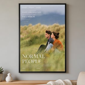 Normal People Movie Poster, Premium Waterproof Wall Art, Unframed Poster, Home Decor, Living Room Decoration, Film Lover Gift, Canvas Print