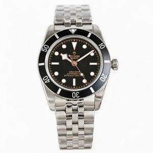 Refurbished Tudor Black Bay Style Watch – 37mm Automatic Gilt Dial Jubilee Bracelet