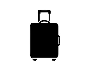 Koffer-svg | png | Dxf | Eps | Jpeg-bestand | Reistas-clipart | Vakantie Cricut-bestand | Bagage | Reisontwerp | 300 dpi | Direct downloaden