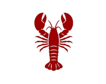 Langosta SVG / PNG / DXF / EPS / JPEG / Imágenes prediseñadas de langosta / Archivo Cricut de mariscos / Silhouette / Océano / 300 DPI / Cangrejo de río / Descarga instantánea
