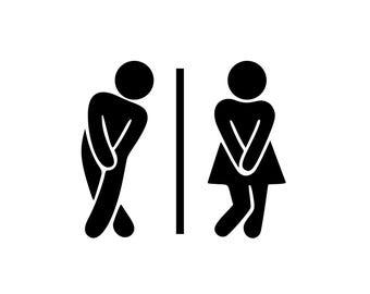Toilet teken Svg | png | Dxf | Eps | Jpeg-bestand | Clipart badkamerbord | Cricut-bestand toiletsymbool | Rustruimte | 300 dpi | Direct downloaden
