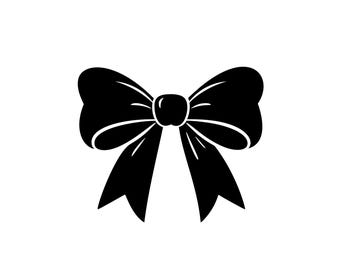 Bow Svg | Png | Dxf | Eps | Jpeg | Bow | Cute | Clipart | Ribbon Bow Cricut File | Girly Bow | Hair Bow Design | 300 DPI | Instant Download