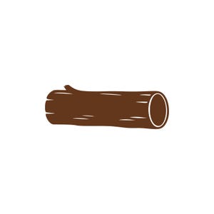 Wood Log | Svg | Png | Dxf | Eps | Jpeg | Tree Trunk Clipart | Rustic Woodland | Forest & Nature Design | 300 DPI | Instant Download