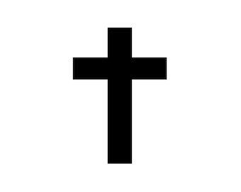 Cruz cristiana SVG / PNG / DXF / EPS / JPEG / Imágenes prediseñadas de cruz / Archivo Cricut / Cruz religiosa / Diseño de iglesia / 300 DPI / Descarga instantánea