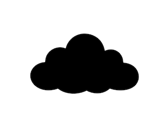 Nube SVG / PNG / DXF / EPS / JPEG / Nube / Imágenes prediseñadas de nubes / Archivo Cricut de clima / Silueta de nube / Cielo / 300 DPI / Descarga instantánea